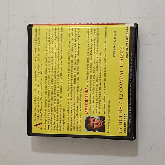 James Rollins The 6th Extinction AudioBook - Picture 3 of 6